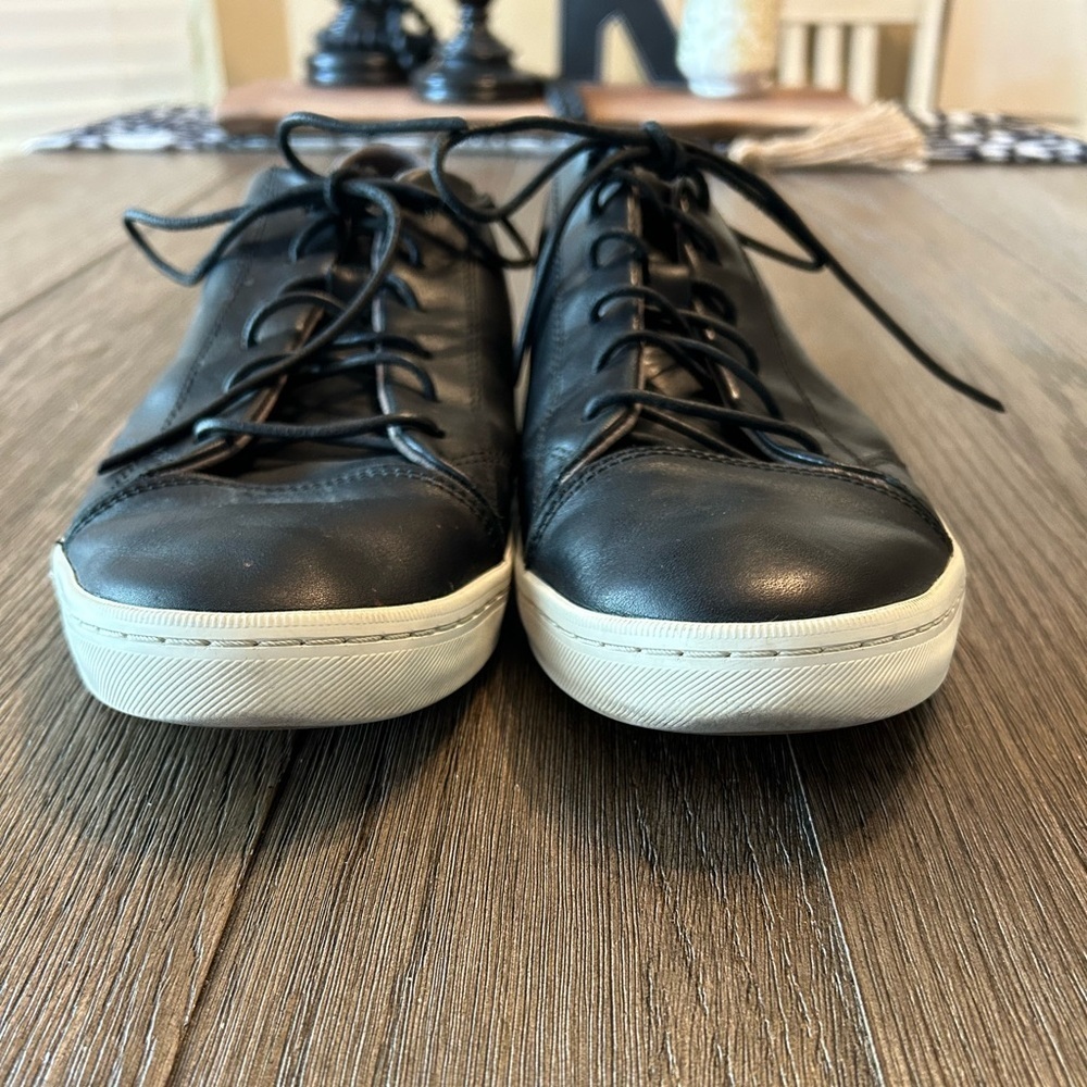 Cole Hahn Men’s Black Leather Lace Up Sneakers. Size 13 - Picture 3 of 9